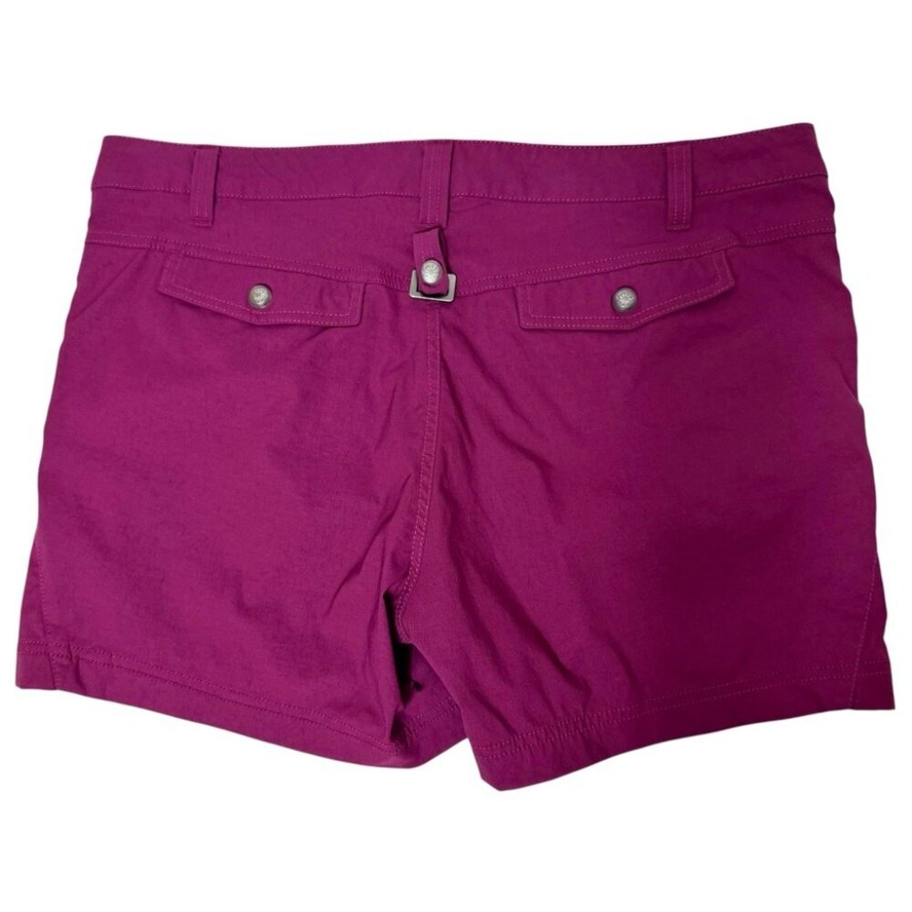 Athleta Dipper Shorts Pink Purple Size 16 Quick Dry 4" Inseam Pockets Casual - Picture 4 of 16